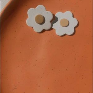 Clay earrings/handmade/boho style/abstract